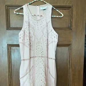 Bead and Eyelet Racerback Dress